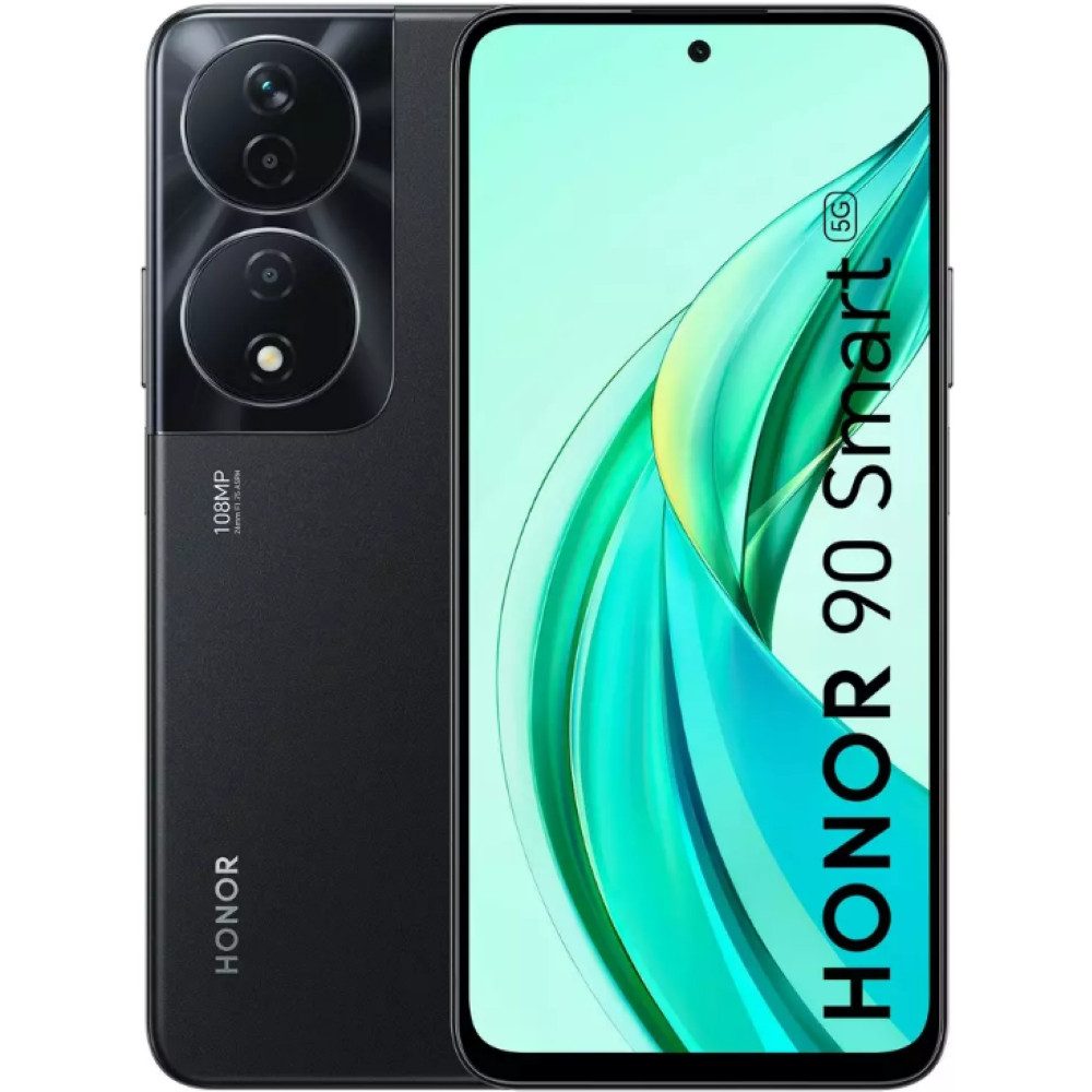 Honor 90 Smart 5G 128 GB / 4 GB - Smartphone - black Smartphone (6,8 Zoll, 128 GB Speicherplatz)