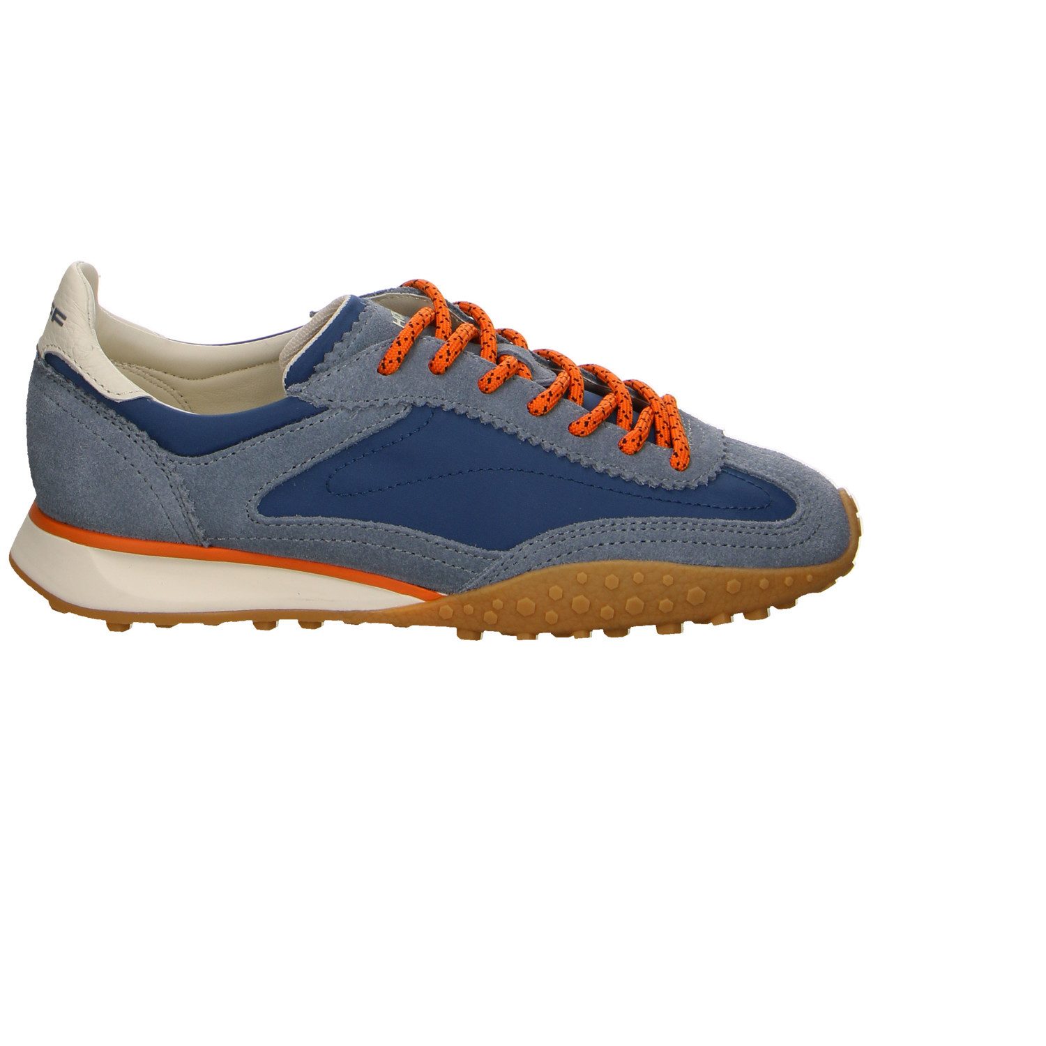 Hoff Bridge Mkii Blue Velour Schnürschuhe blau Schnürschuh