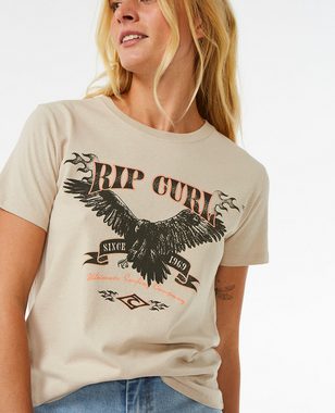 Rip Curl Print-Shirt Ultimate Surf Entspanntes Kurzärmliges T-Shirt