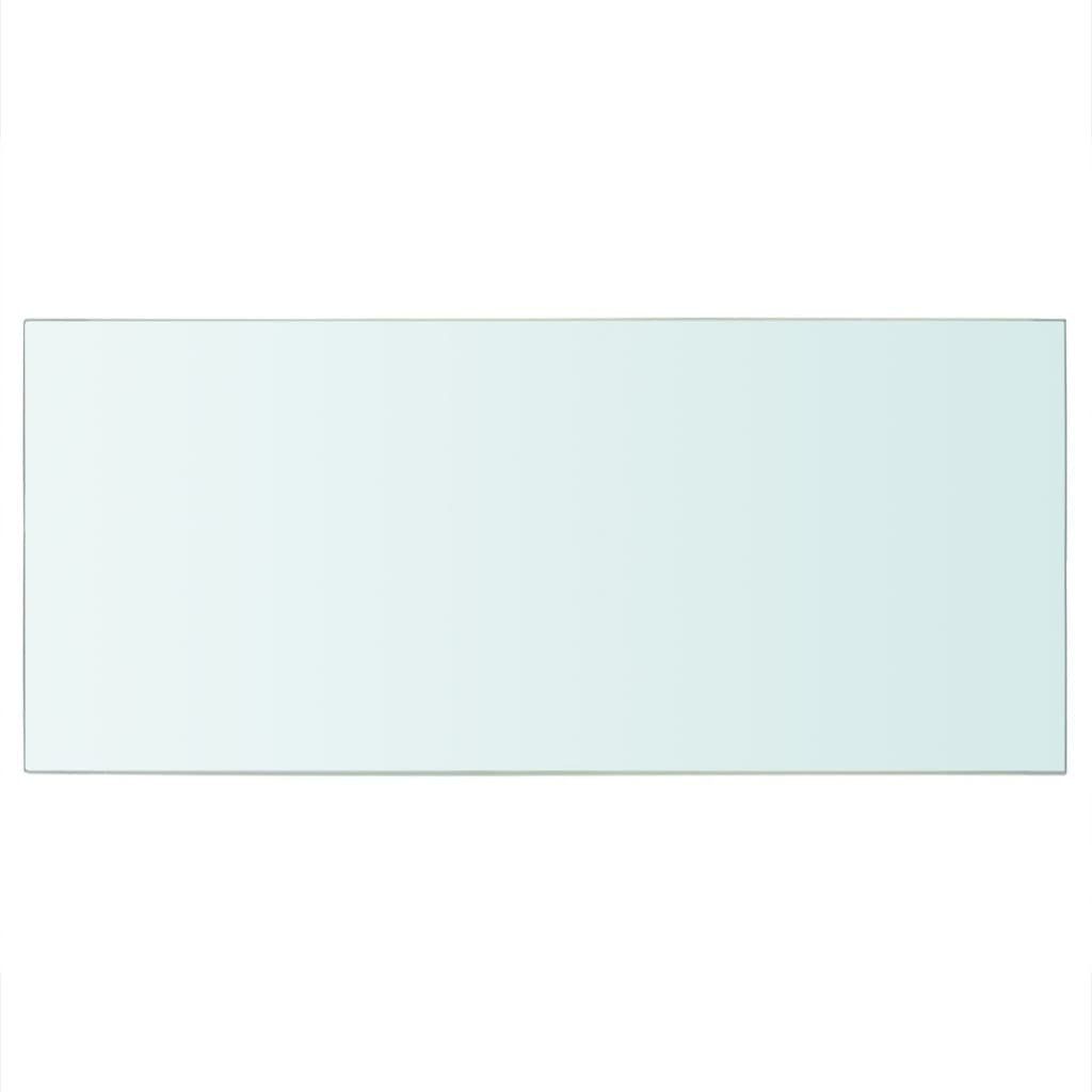 x 50 2 Regalböden cm Stk. furnicato Transparent Wandregal 25 Glas