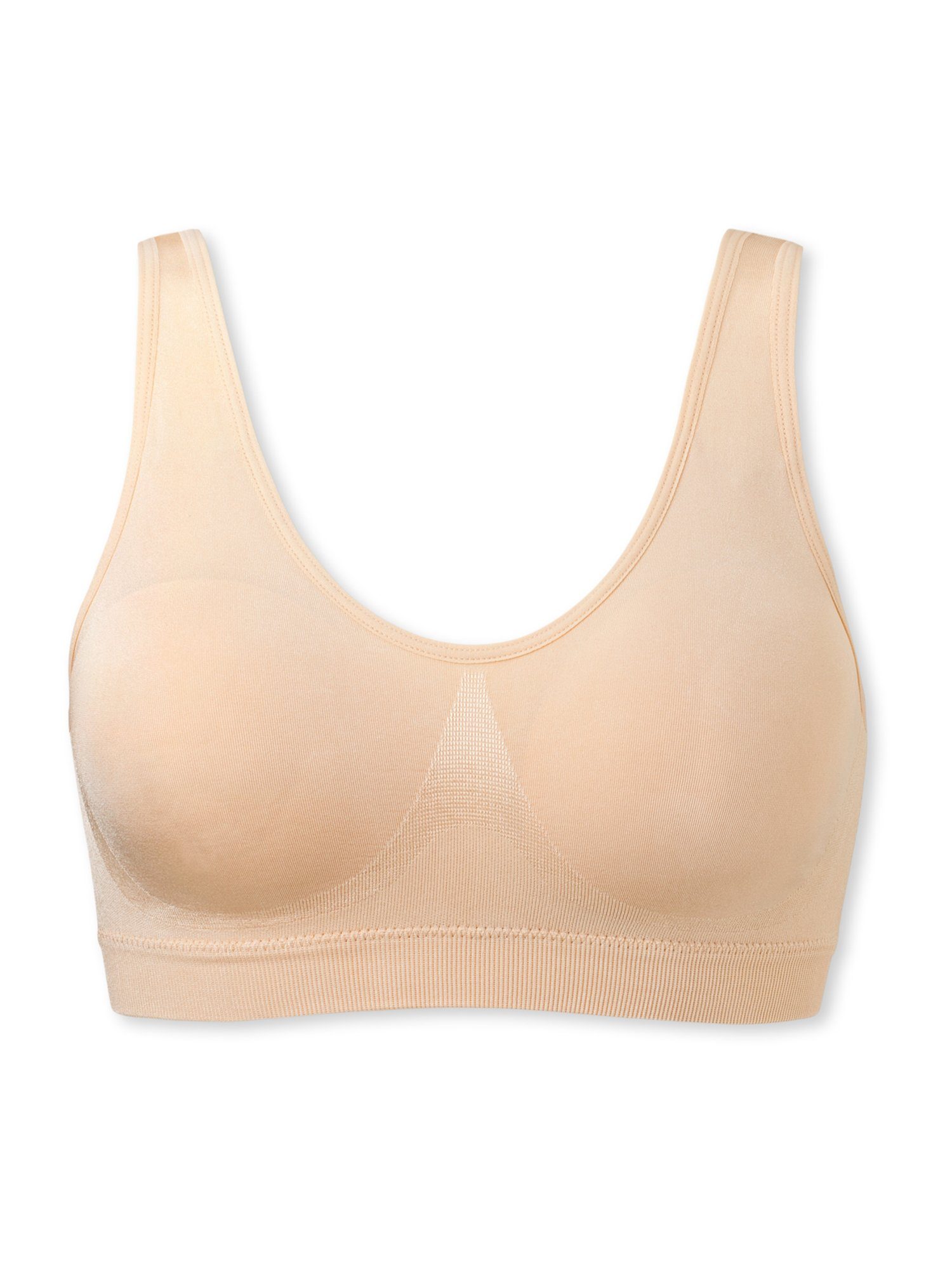 Schiesser Bustier Soft Cups 'Seamless Light' (1-tlg) sand