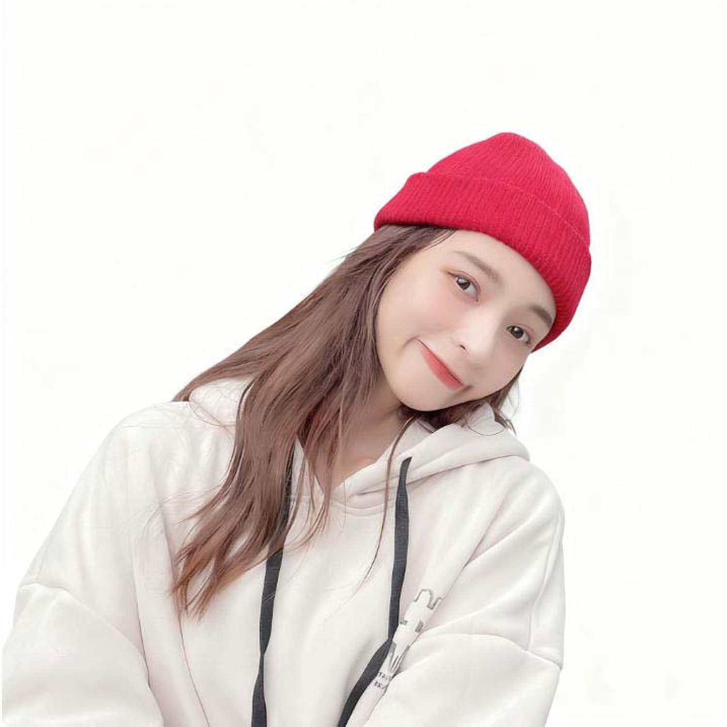 trends for living Strickmütze 1 Stuck Strickmütze Wintermütze Unisex Reine Winddicht Beanie-Mütze