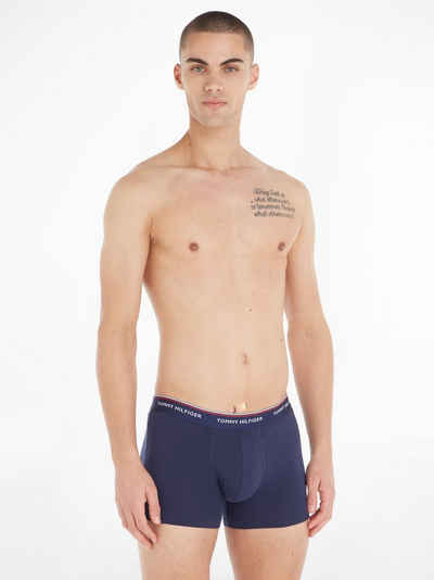 Tommy Hilfiger Underwear Boxer (3-St) mit Streifen und Logo-Schriftzug im Webbund