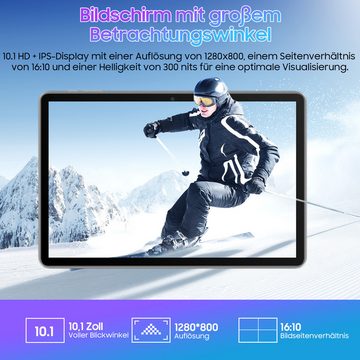 blackview Tab30WiFi Tablet (10.1", 64 GB, Android 13, WIFI6, mit Hülle)