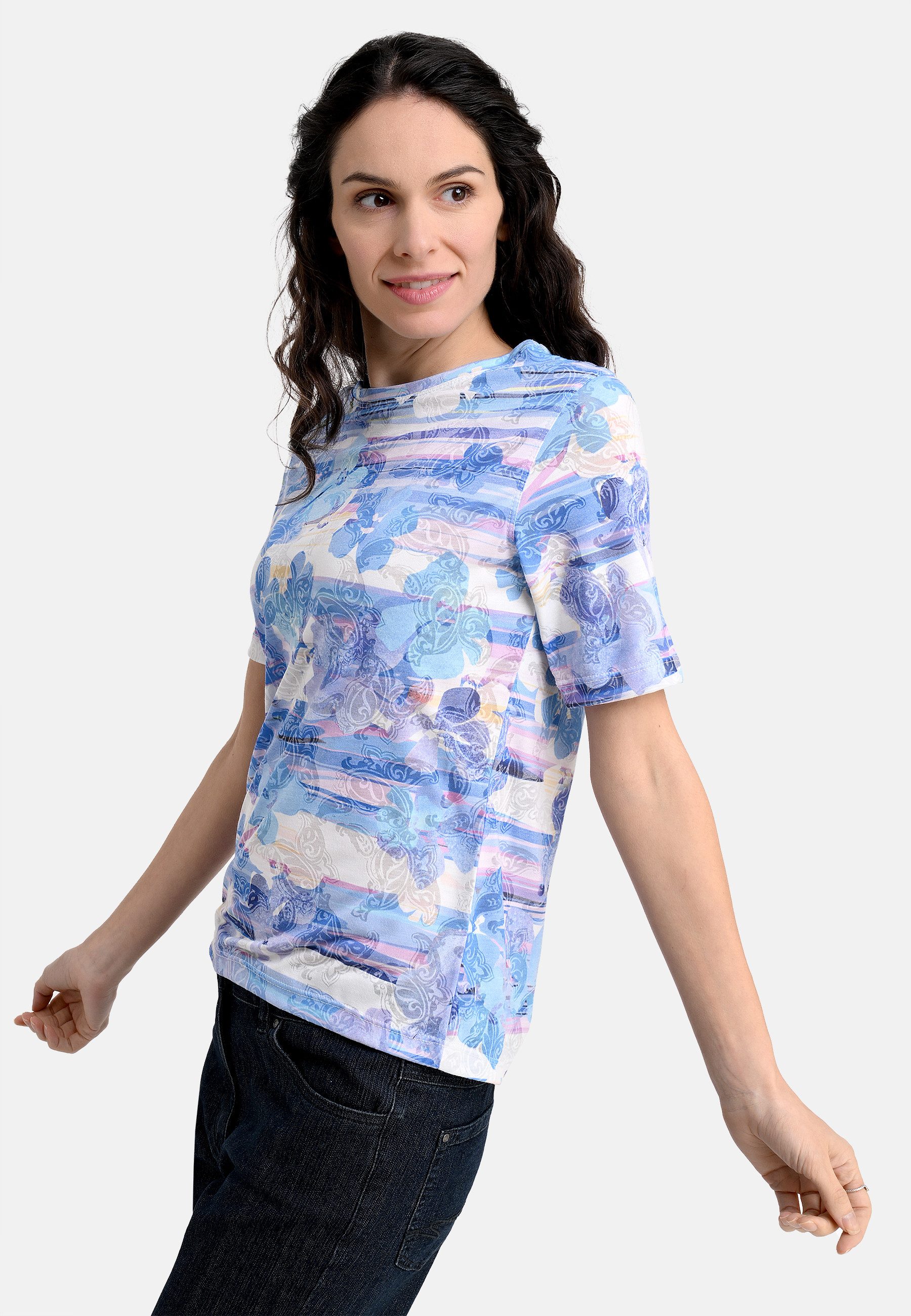 BICALLA T-Shirt Shirt mit Ornamenten und günstig online kaufen