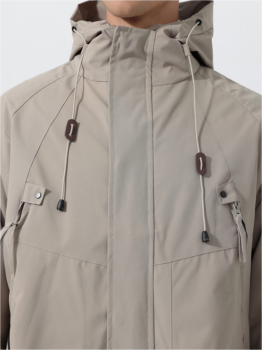 YOUTHUP Funktionsjacke Herren Regenjacken Leichte Outdoor Windjacke mit Kapuze