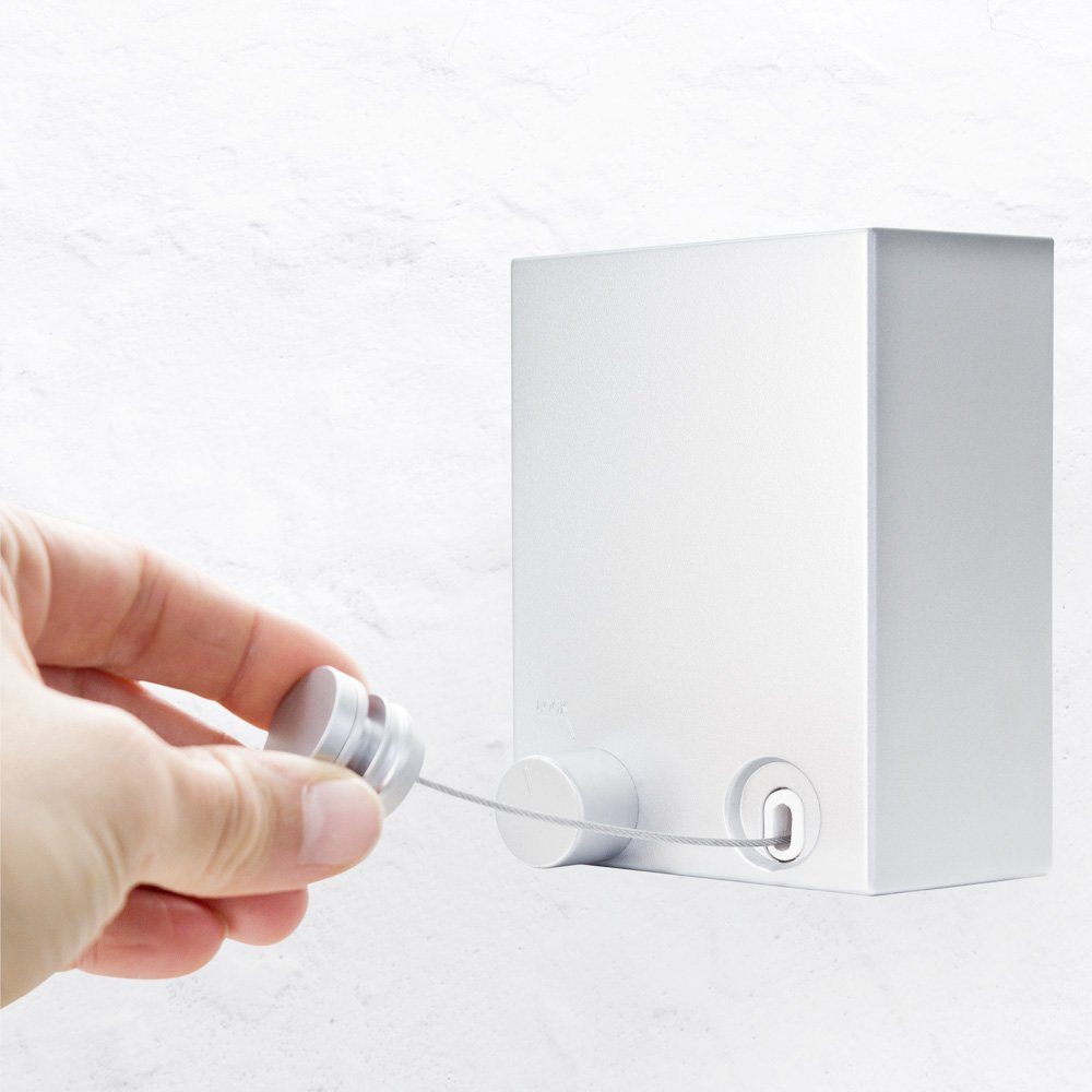 Ausziehbare Wäscheleine 2x5,2m Edelstahl - Doppelte Leine Für Balkon & Waschküche