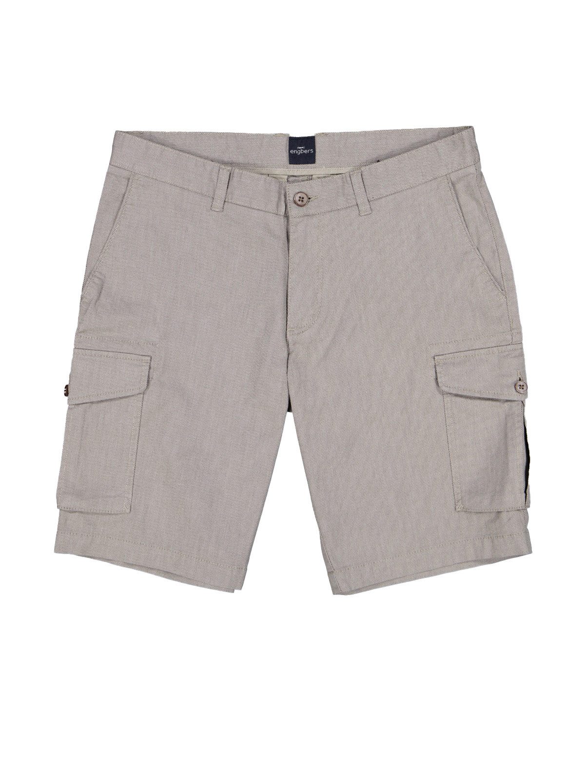 Cargobermudas Herren Cargo-Bermuda regular, Hellbraun