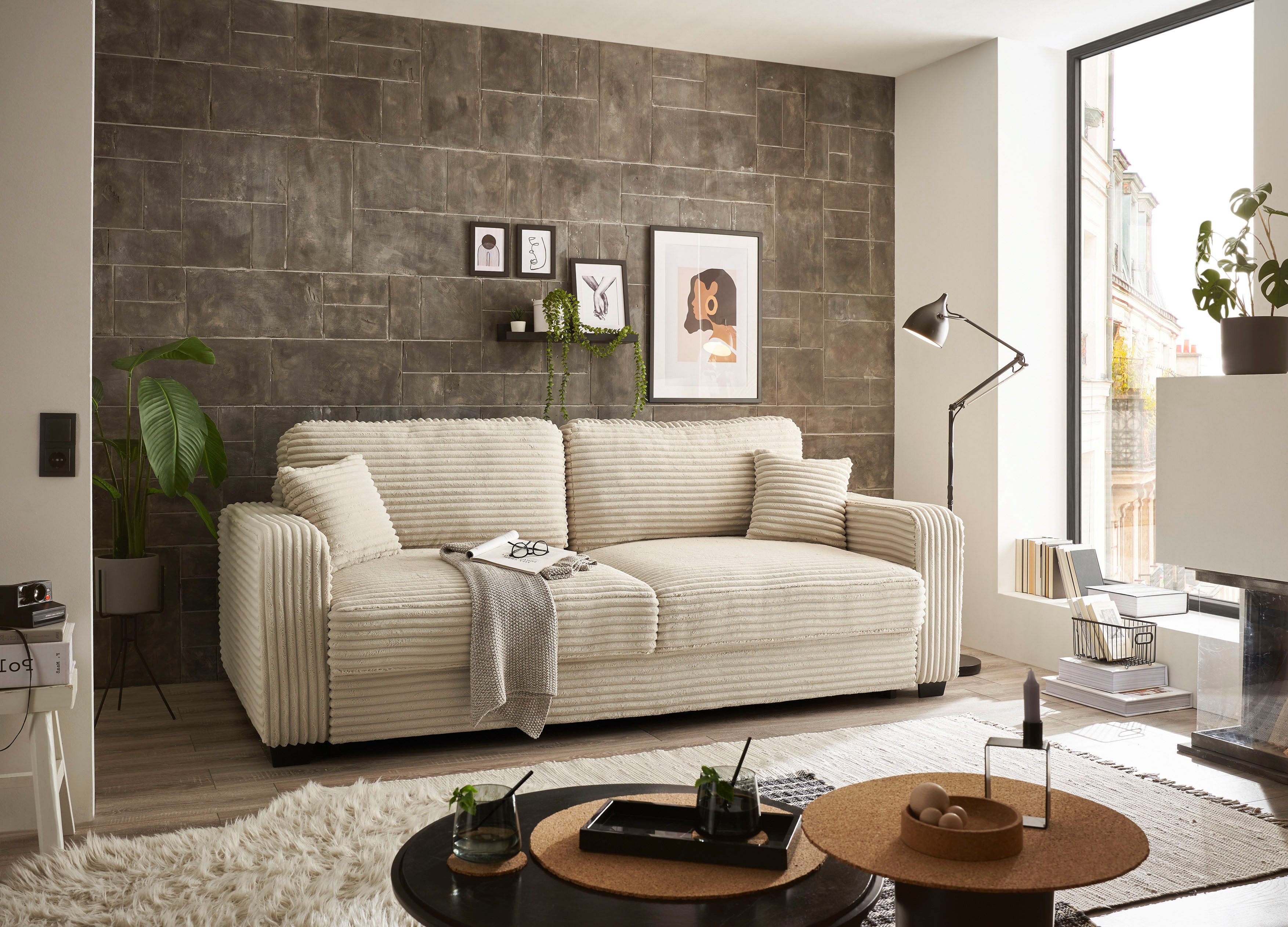ED EXCITING DESIGN Schlafsofa Carrara, mit günstig online kaufen