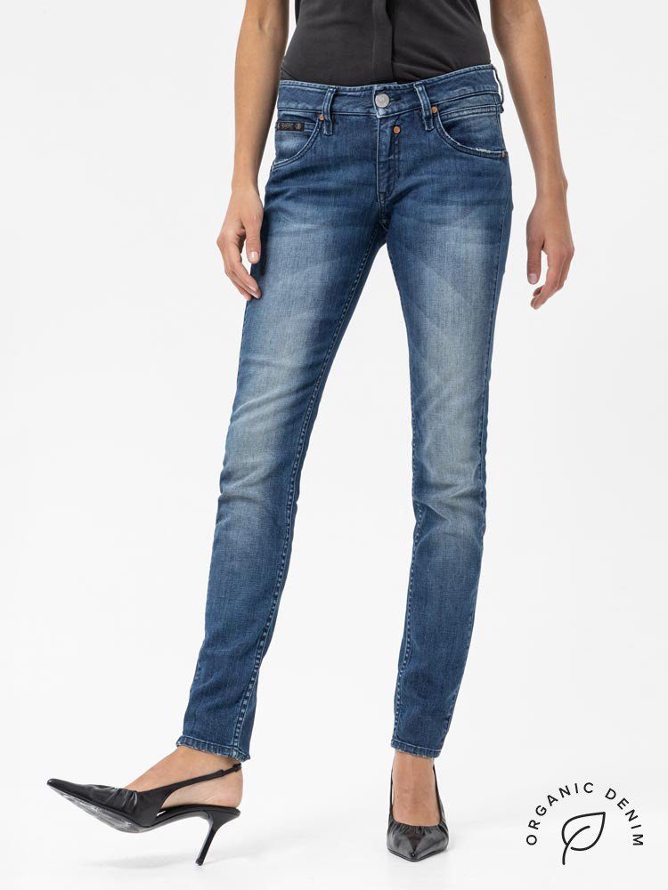 Herrlicher Stretch-Jeans HERRLICHER TOUCH Slim Organic Denim blue core  5705-OD100-603 | Stretchjeans