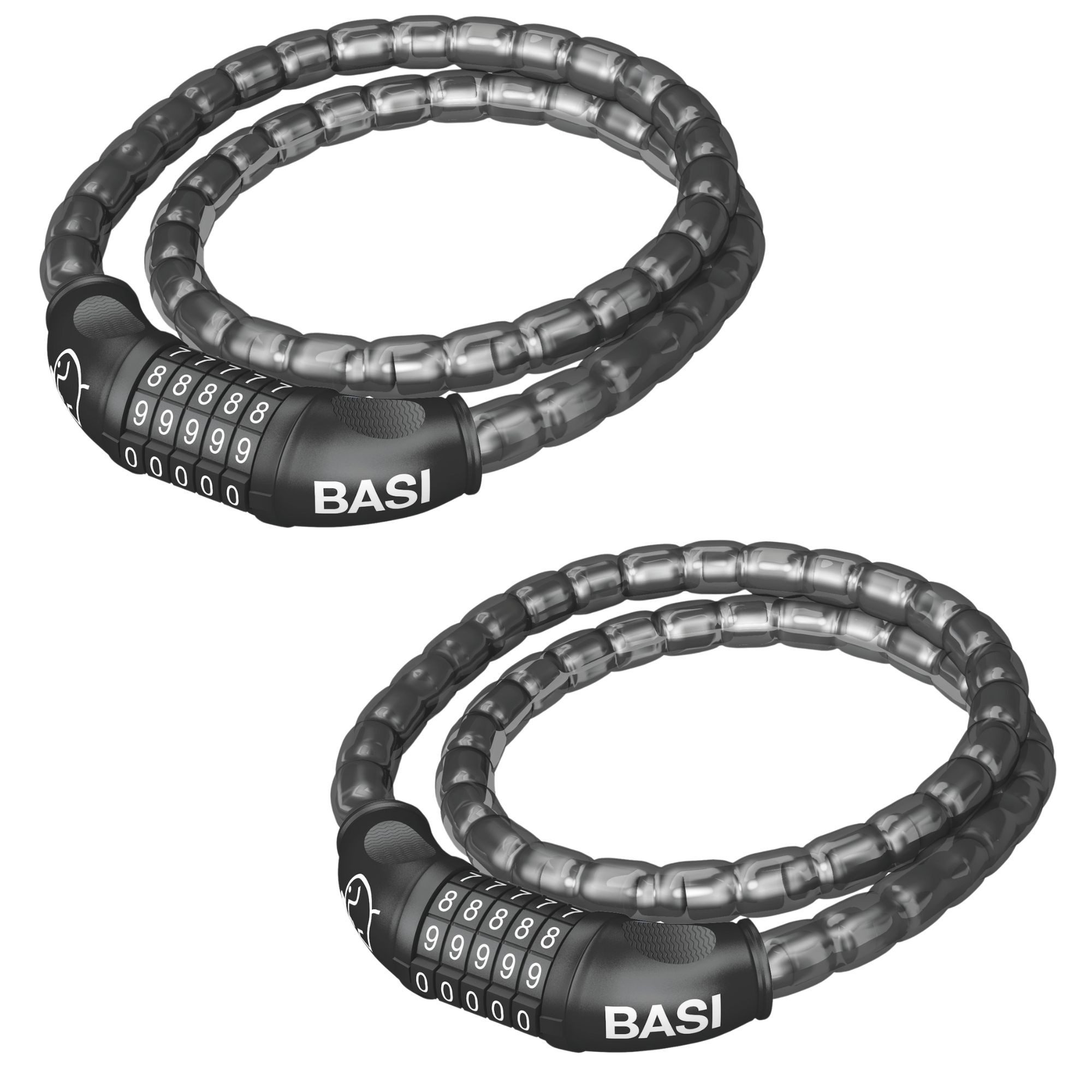 Kabelbinder Fahrradschloss mit Zahlenschloss 5-stellig