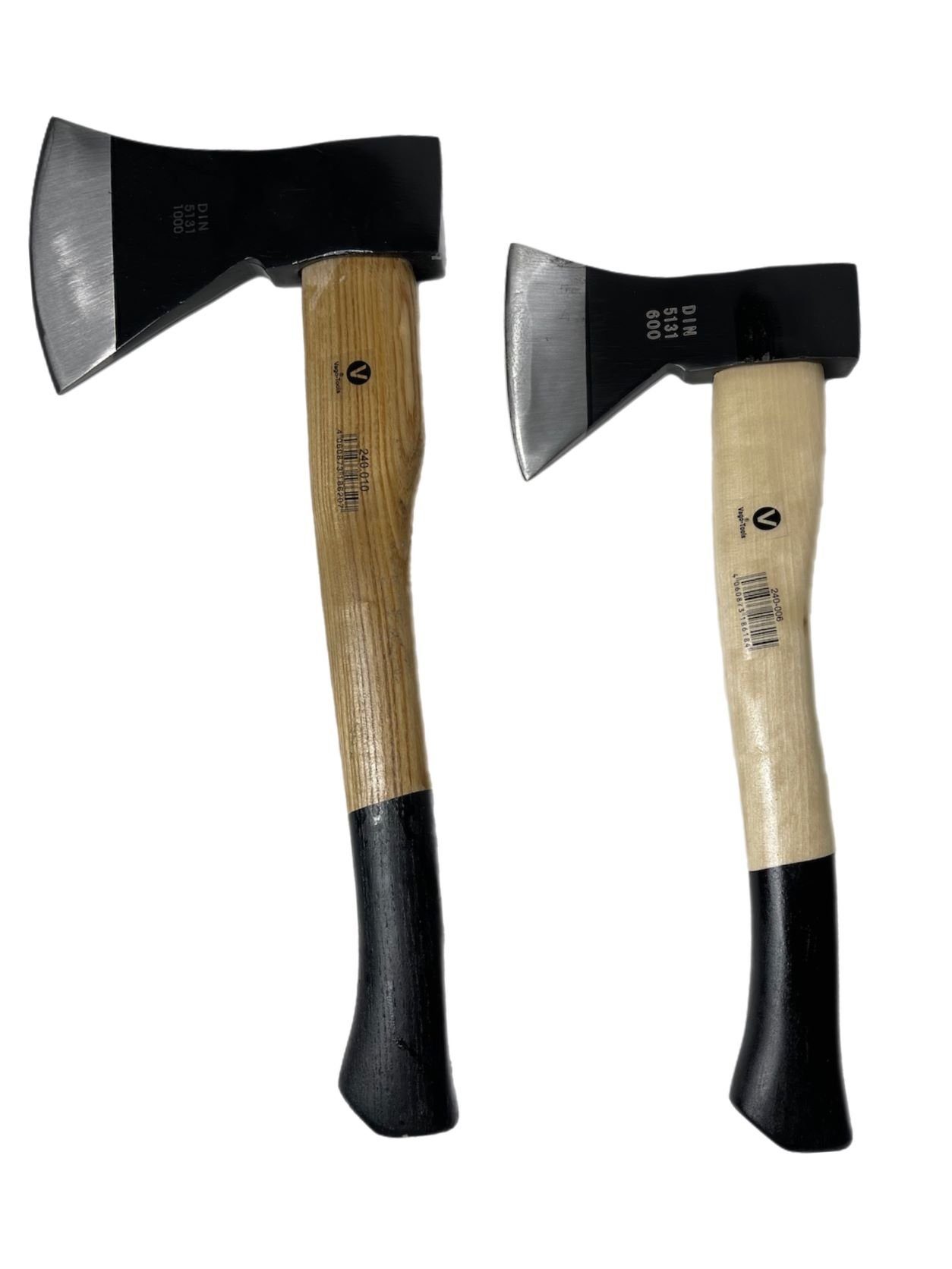 Axt Beil Gartenaxt Holzstiel 2 tlg Set Axt 600 1000g