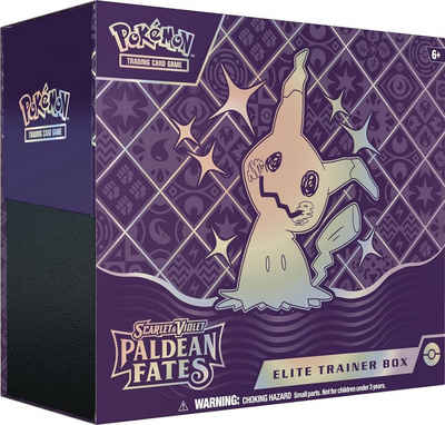 POKÉMON Sammelkarte Pokémon Scarlet & Violet 4.5 Paldean Fates Elite Trainer Box, Englisch