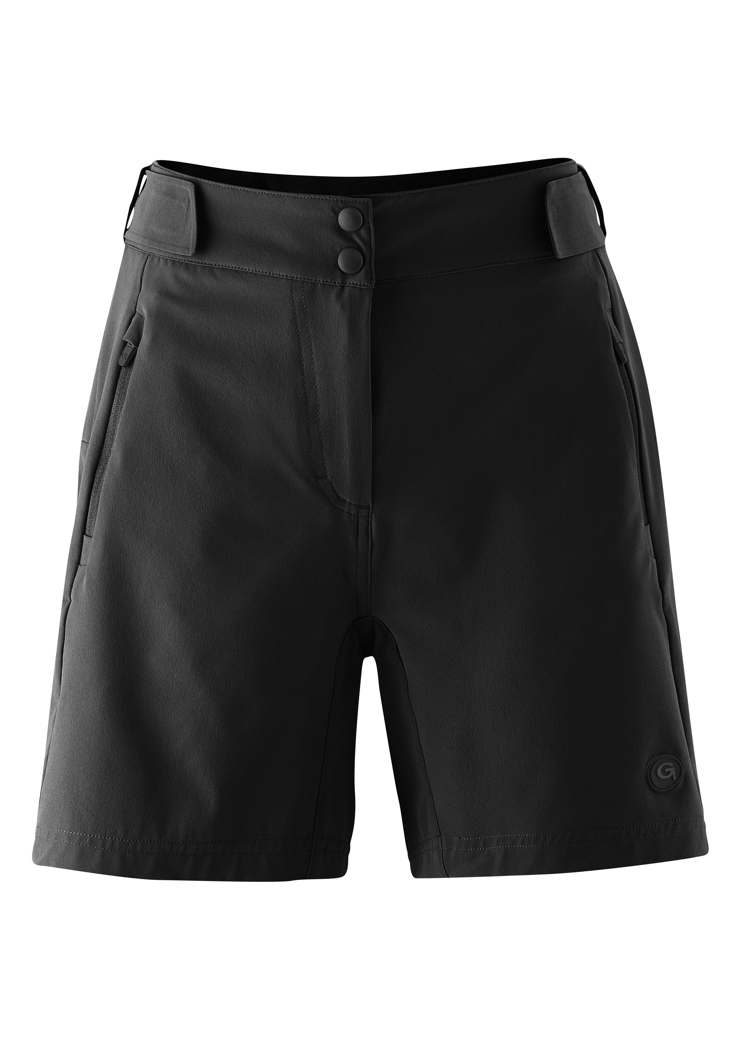 Gonso Fahrradhose Adventure Super Shorts W Damen Bike-Shorts, Innenhose mit Sitzpolster, Radhose mit Komfortbund