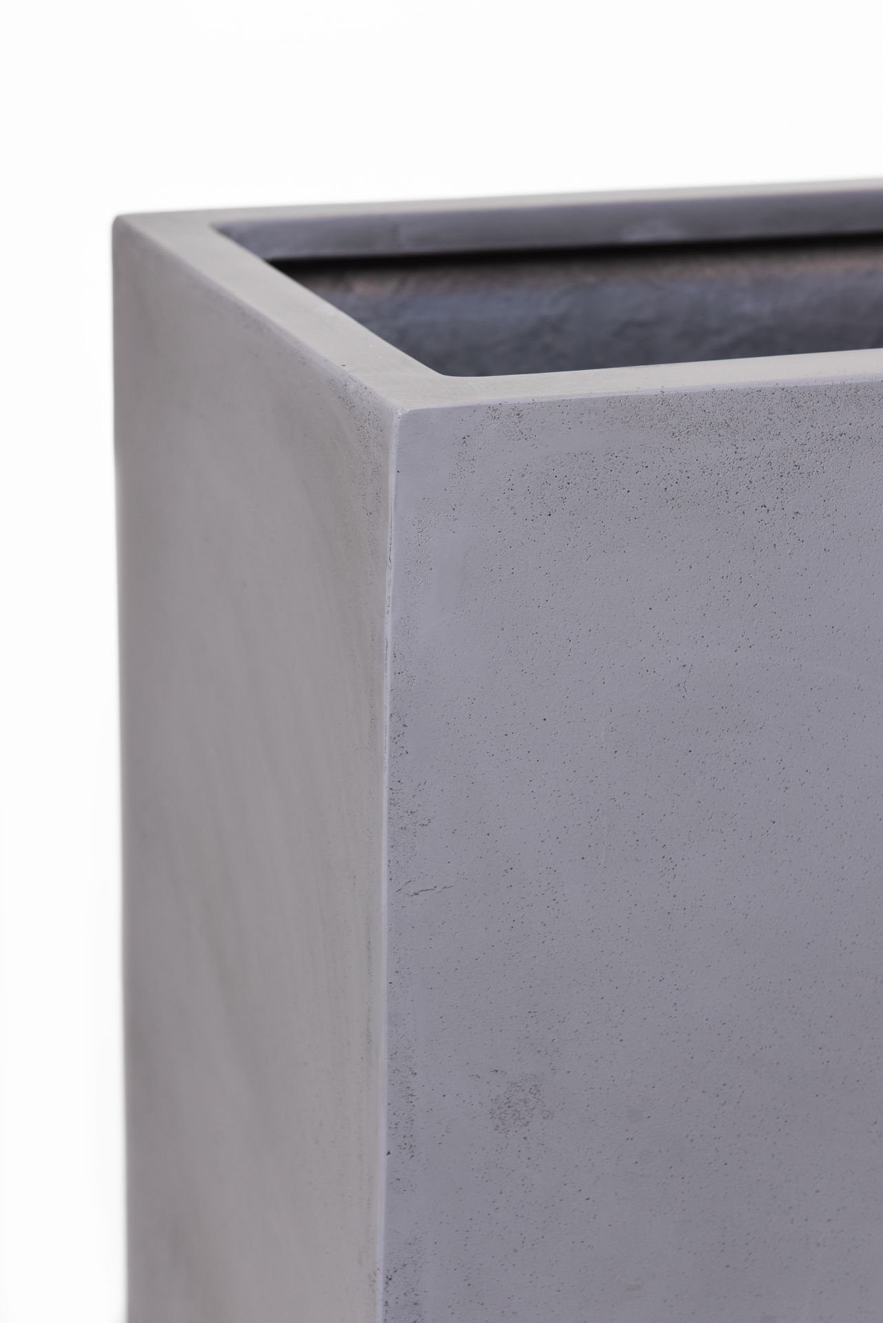 Grau Beton-Design, "Elemento", Pflanzkübel Raumteiler - VIVANNO Fiberglas Pflanzkübel