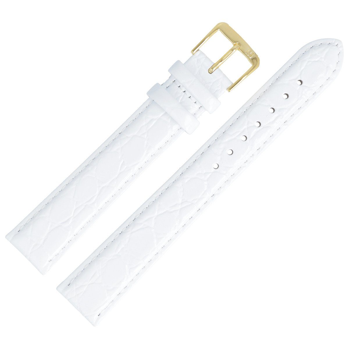 MARBURGER Uhrenarmband 22mm Leder Kroko Prägung günstig online kaufen