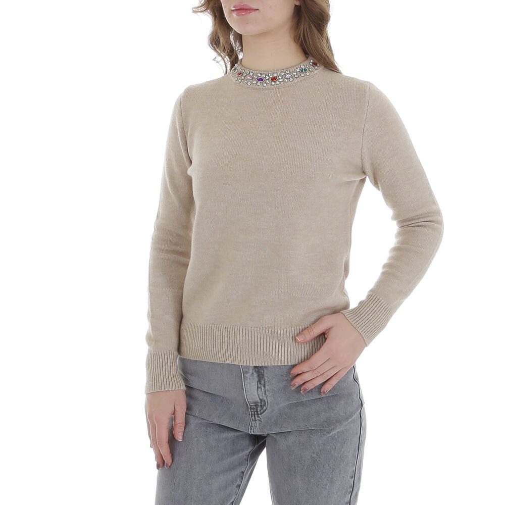 Ital-Design Strickpullover Damen Freizeit (88578853) Strass günstig online kaufen