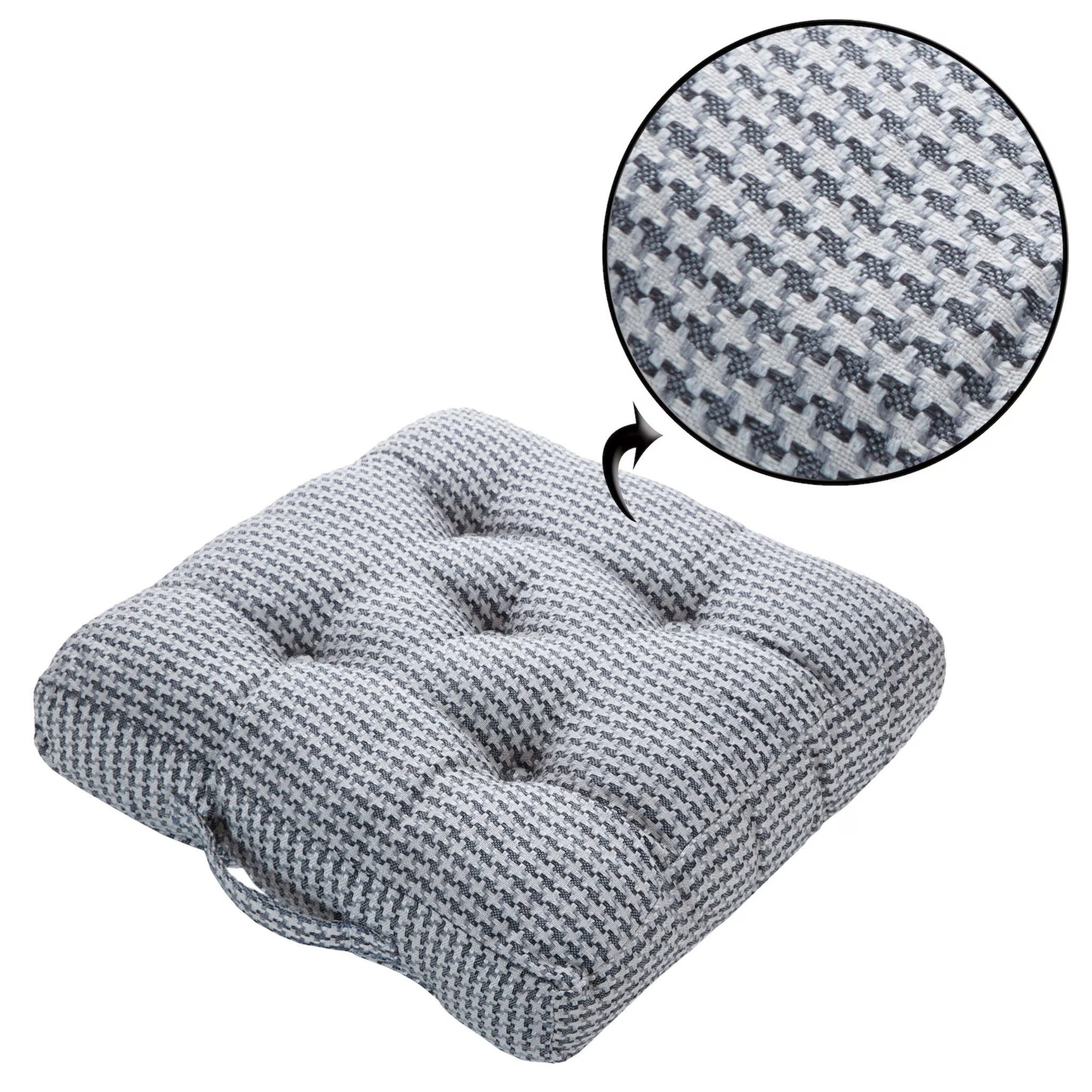 gowoll Stuhlkissen Stuhlkissen Sitzkissen 50x50x10cm Bankkissen Indoor Outd günstig online kaufen