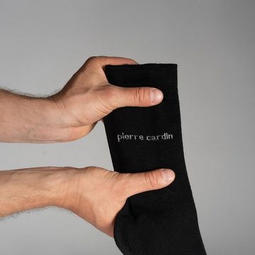Pierre Cardin Businesssocken Premium Socken für Herren (10-Paar) aus Baumwolle, ohne einschneidenden Bündchen