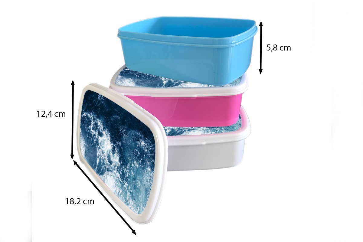 Wasser Kinder, Brotbox rosa Blau, MuchoWow Brotdose Golf Mädchen, Snackbox, - Erwachsene, für Lunchbox Kunststoff, Kunststoff (2-tlg), -
