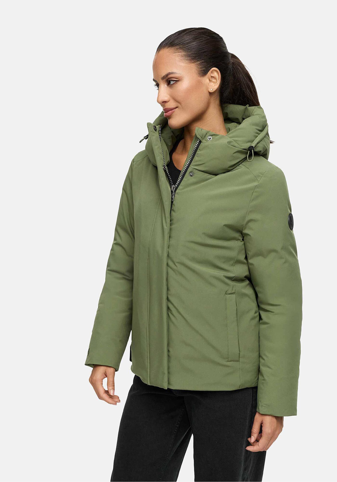 Marikoo Winterjacke Yeminaa warm für den Winter - hinten länger geschnitten