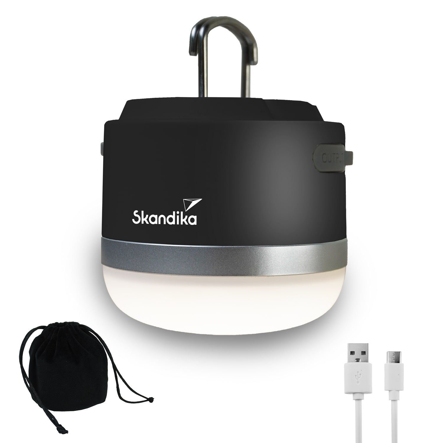 Skandika LED Gartenleuchte Campinglampe Tarfala, aufladbar, günstig online kaufen