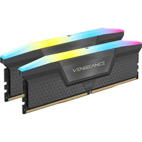 Corsair VENGEANCE RGB 32 GB (2 x 16 GB) DDR5 DRAM PC-Arbeitsspeicher