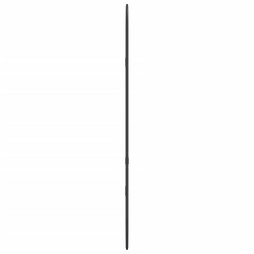 furnicato Wandspiegel Schwarz 60x25 cm Oval