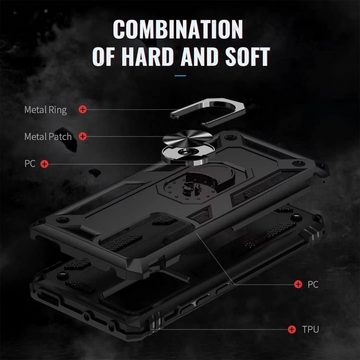 CoolGadget Handyhülle Armor Shield Case für Xiaomi 12 Pro 6,73 Zoll, Outdoor Cover Magnet Ringhalterung Handy Hülle für Xiaomi 12 Pro