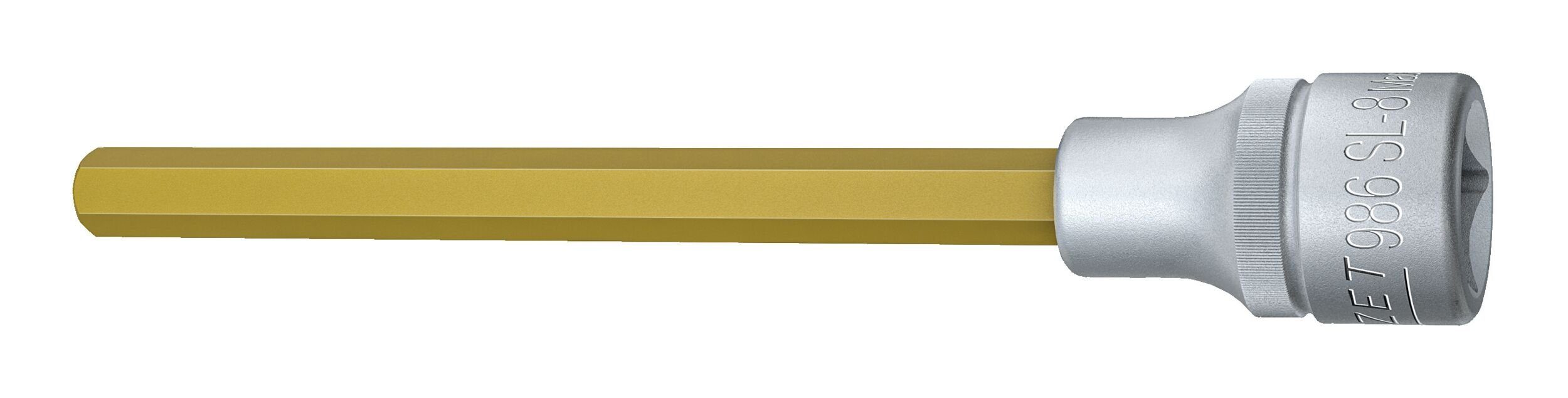 HAZET Steckschlüssel, Schraubendrehereinsatz 1/2" Innensechskant 8 x 140 mm