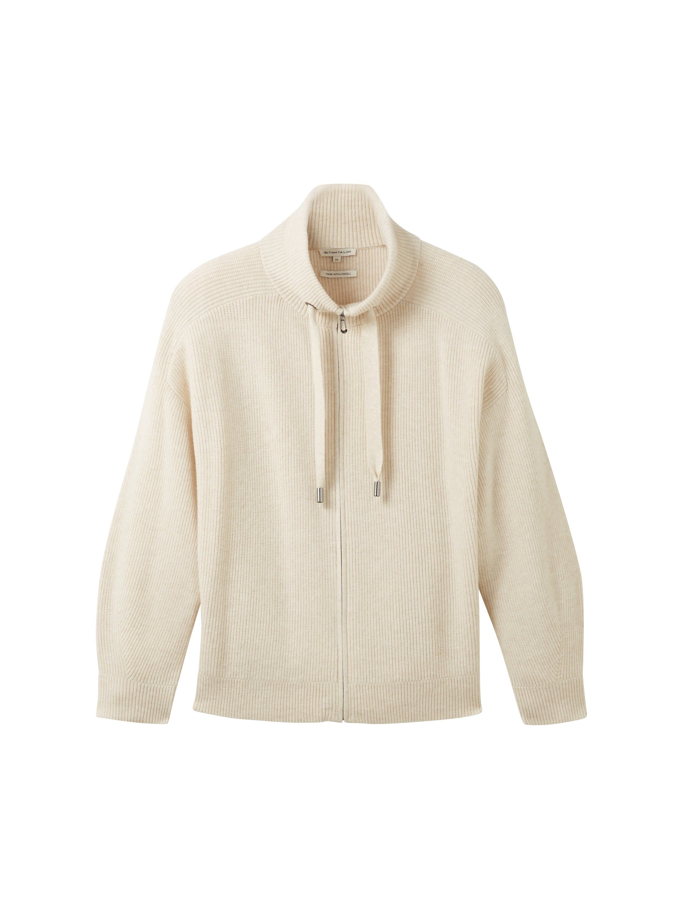 Strickjacke Strickjacke mit Reißverschluss