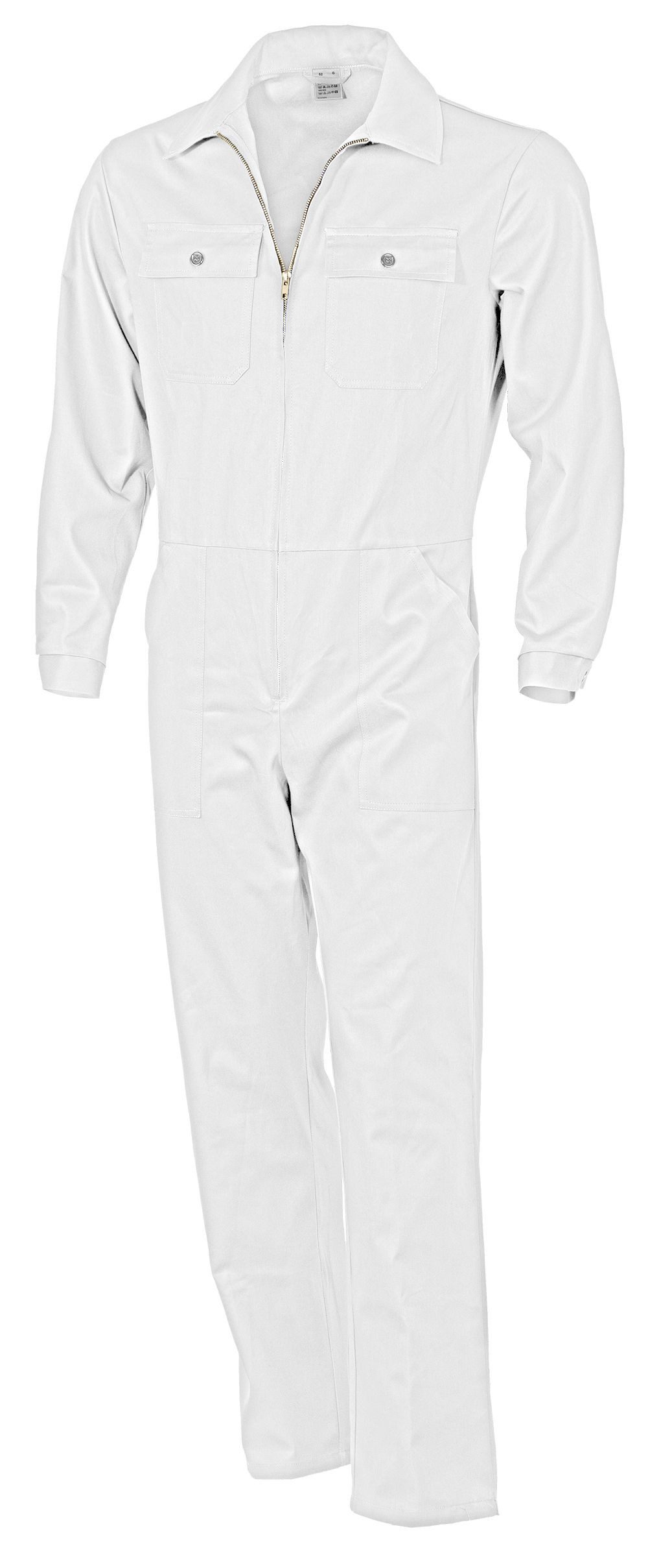 Qualitex Workwear Arbeitsoverall strapazierfähiger basic Rallyekombi aus reiner Baumwolle - BW 240 g (1-tlg) standard Blaumann mit 5 Taschen - Blickdicht - Pflegeleicht - Waschbar