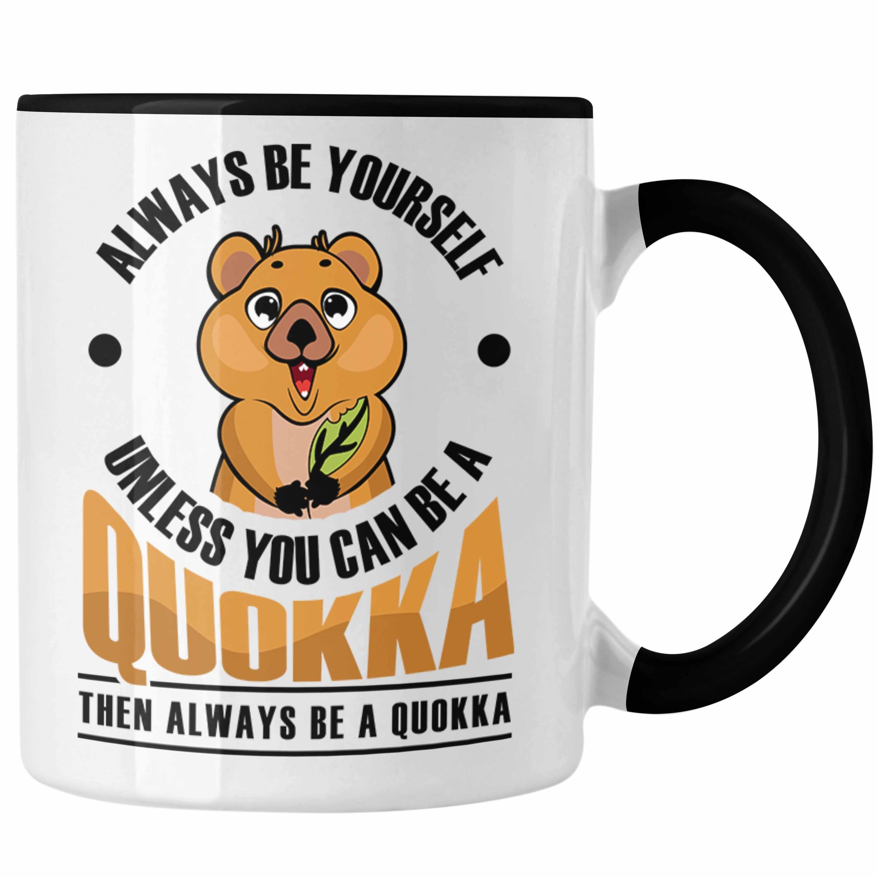 Trendation Tasse Lustige Tasse Quokka-Motiv Geschenk für Quokka Liebhaber