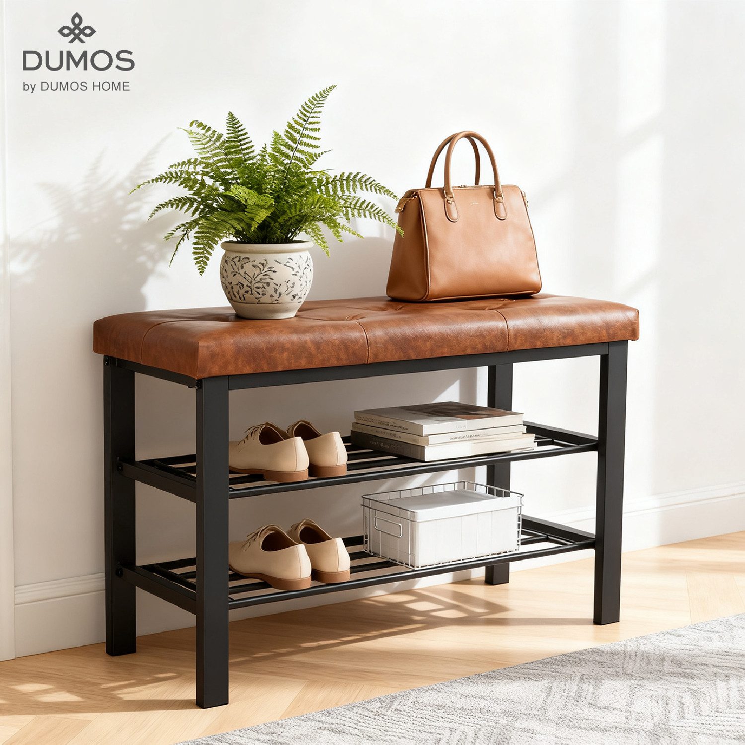 DUMOS Schuhbank Praktische Schuhbank für bequemes An- und Ausziehen (Sitzba günstig online kaufen