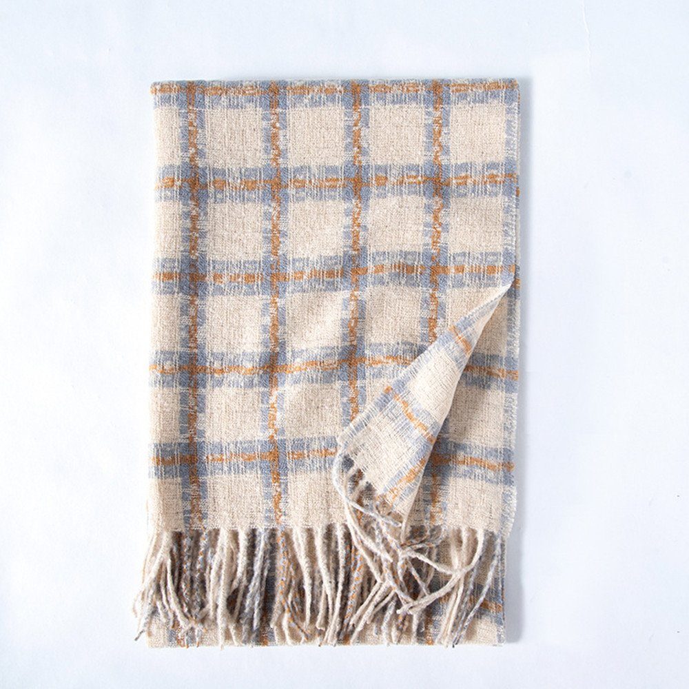 XDeer Wollschal Damen Schal,kuschelweich Karo,Winter Schal günstig online kaufen