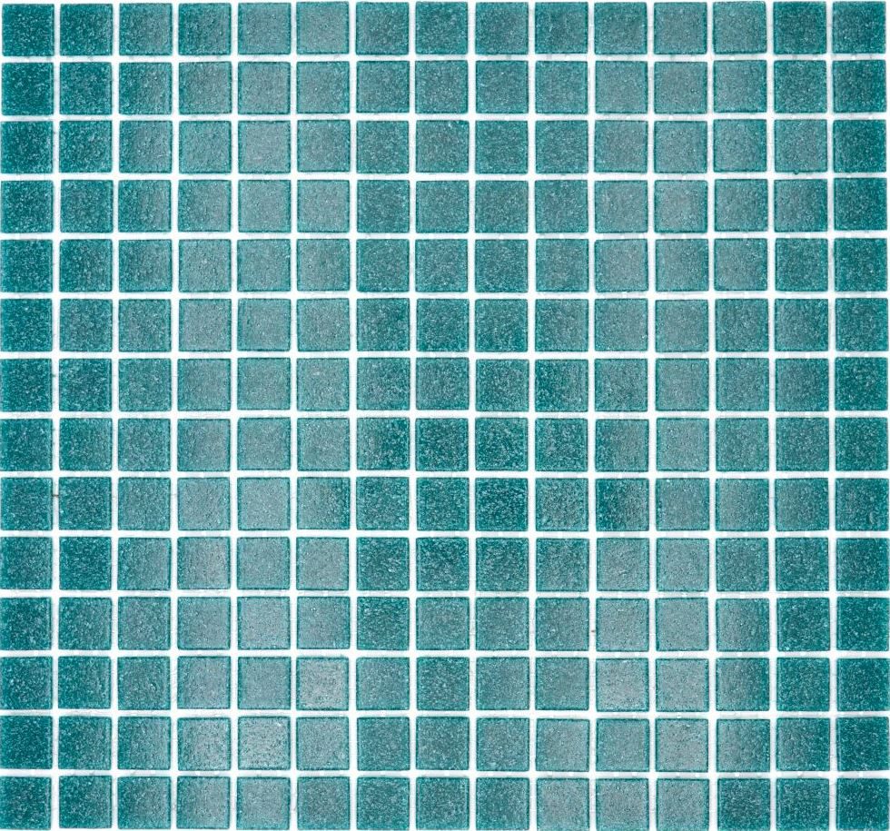 Mosani Mosaikfliesen Glasmosaik Mosaikfliesen dunkel türkis glänzend / 10 Mosaikmatten