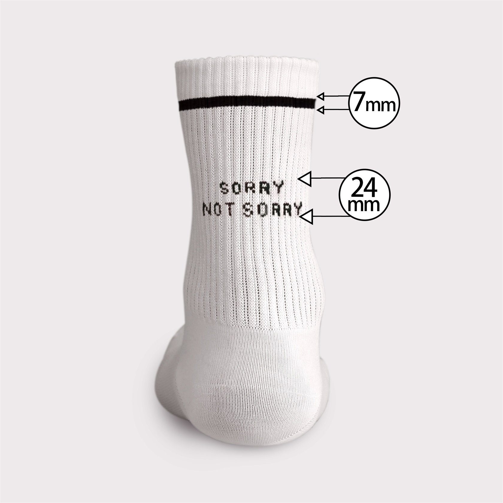 Socken Socks by Made Nami Tennissocken Retro Crew Damen & Sprüchen mit Weiße Tennissocken Herren Sprüchen Lustige Socken Atmungsaktive mit