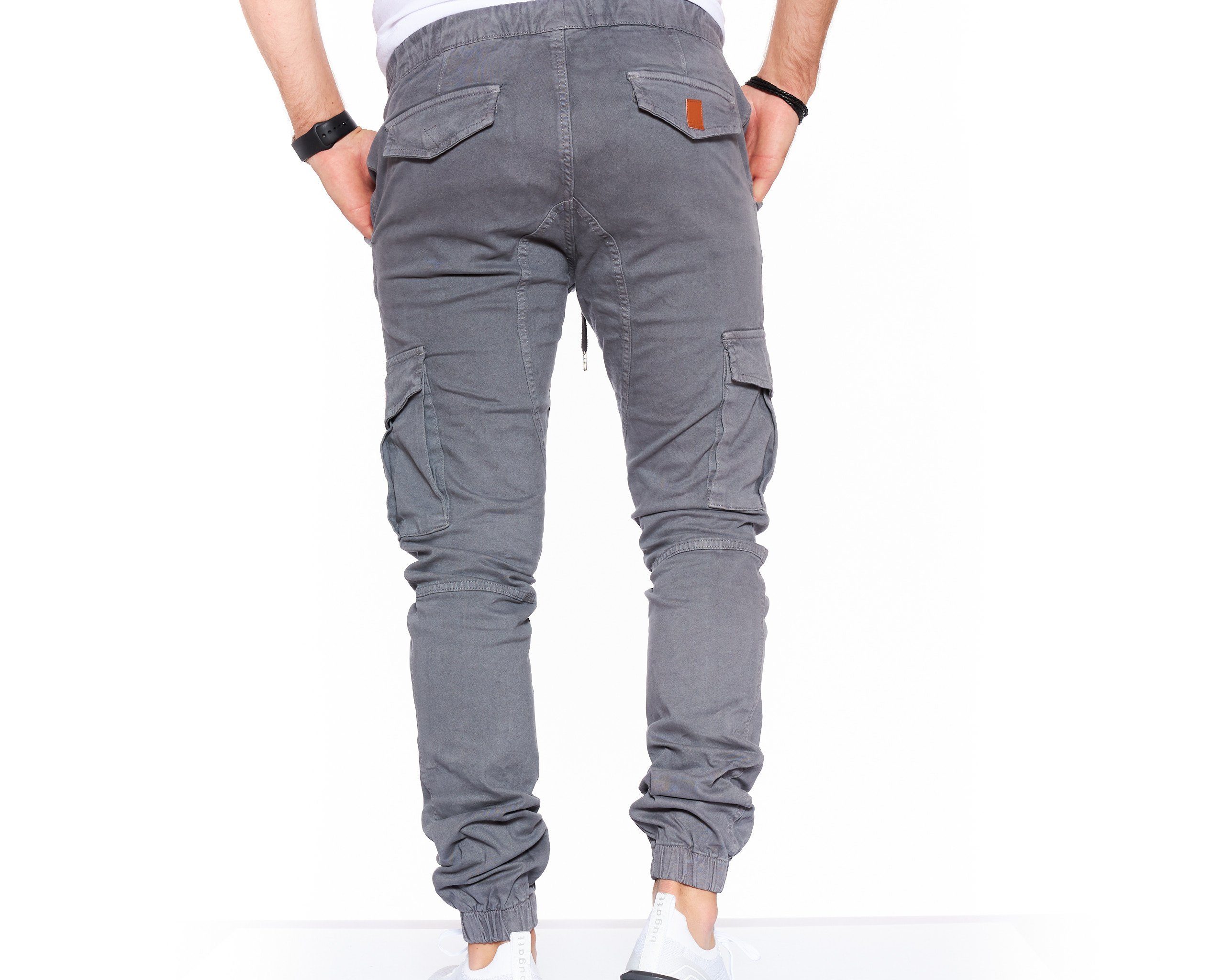 Styleko Styleko Grey-Elastenbund männer Cargohose 8002 Cargohose Hose Cargohose Chino Cargohose Herren