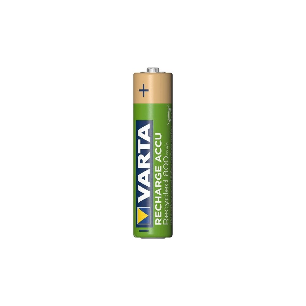 Varta Recharge Accu Recycled AAA 800mAh Akkus. Akku-Set