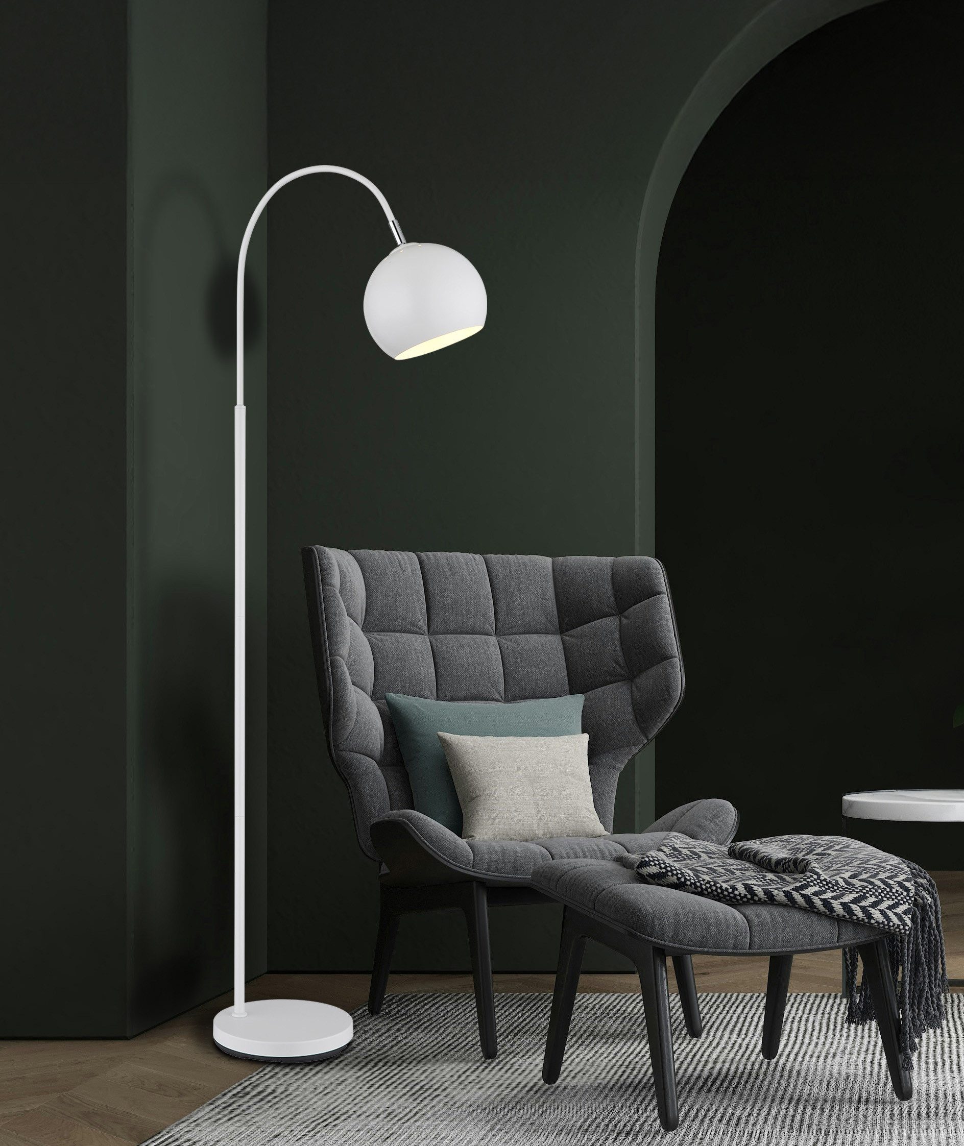 GLOBO LIGHTING Stehlampe BENNO, ohne Leuchtmittel, Stehlampe Wohnzimmer Schlafzimmer Flur Design-Leuchte