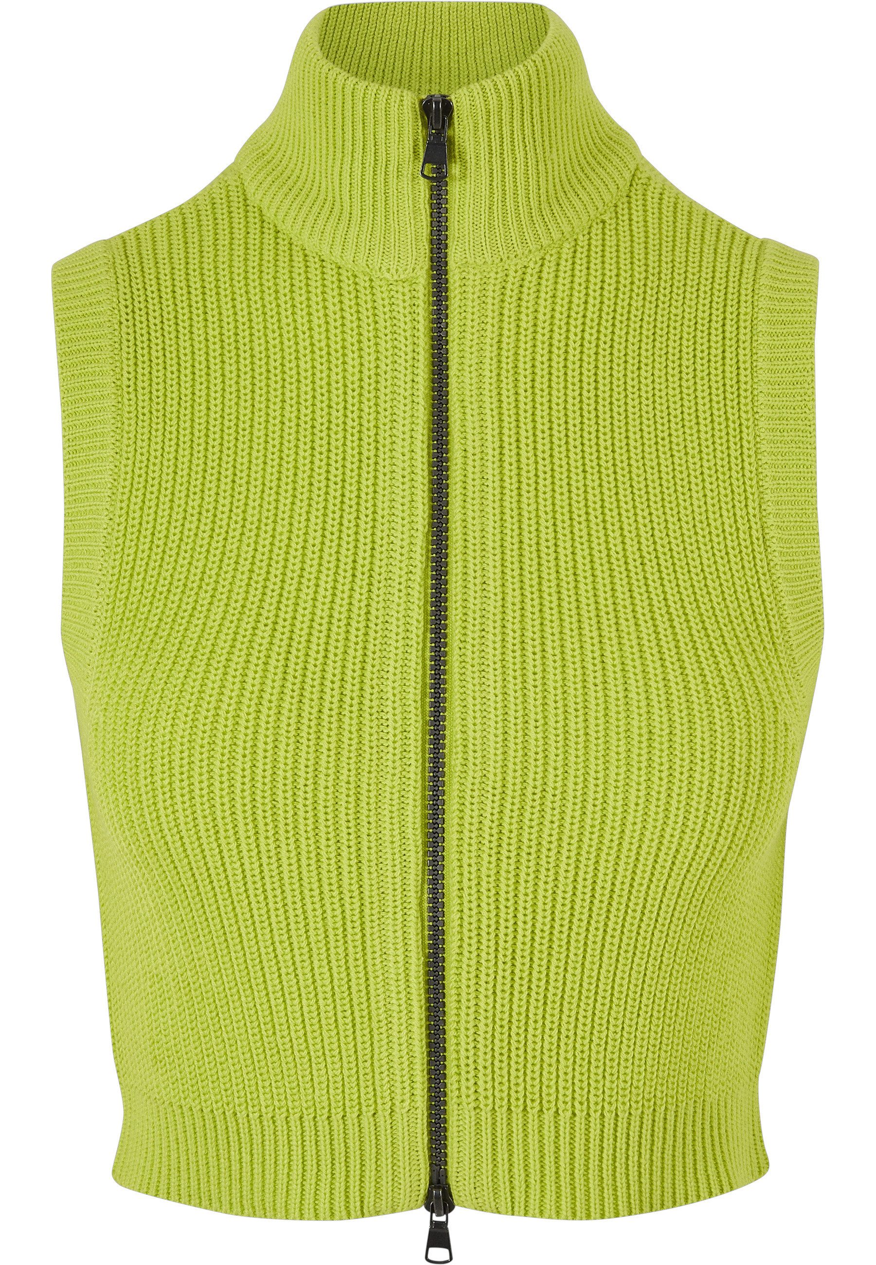 URBAN CLASSICS Steppweste Urban Classics Damen Ladies Short Knit Vest günstig online kaufen