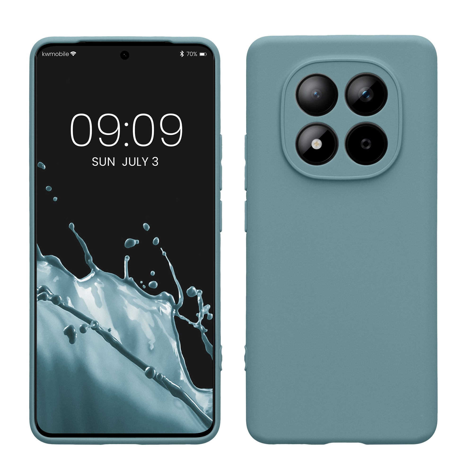 kwmobile Smartphone-Hülle Handyhülle für Xiaomi Redmi Note 15 4G / 5G / Poco M8 5G Hülle, Weiches Handy Silikon Case - Schutzhülle Cover
