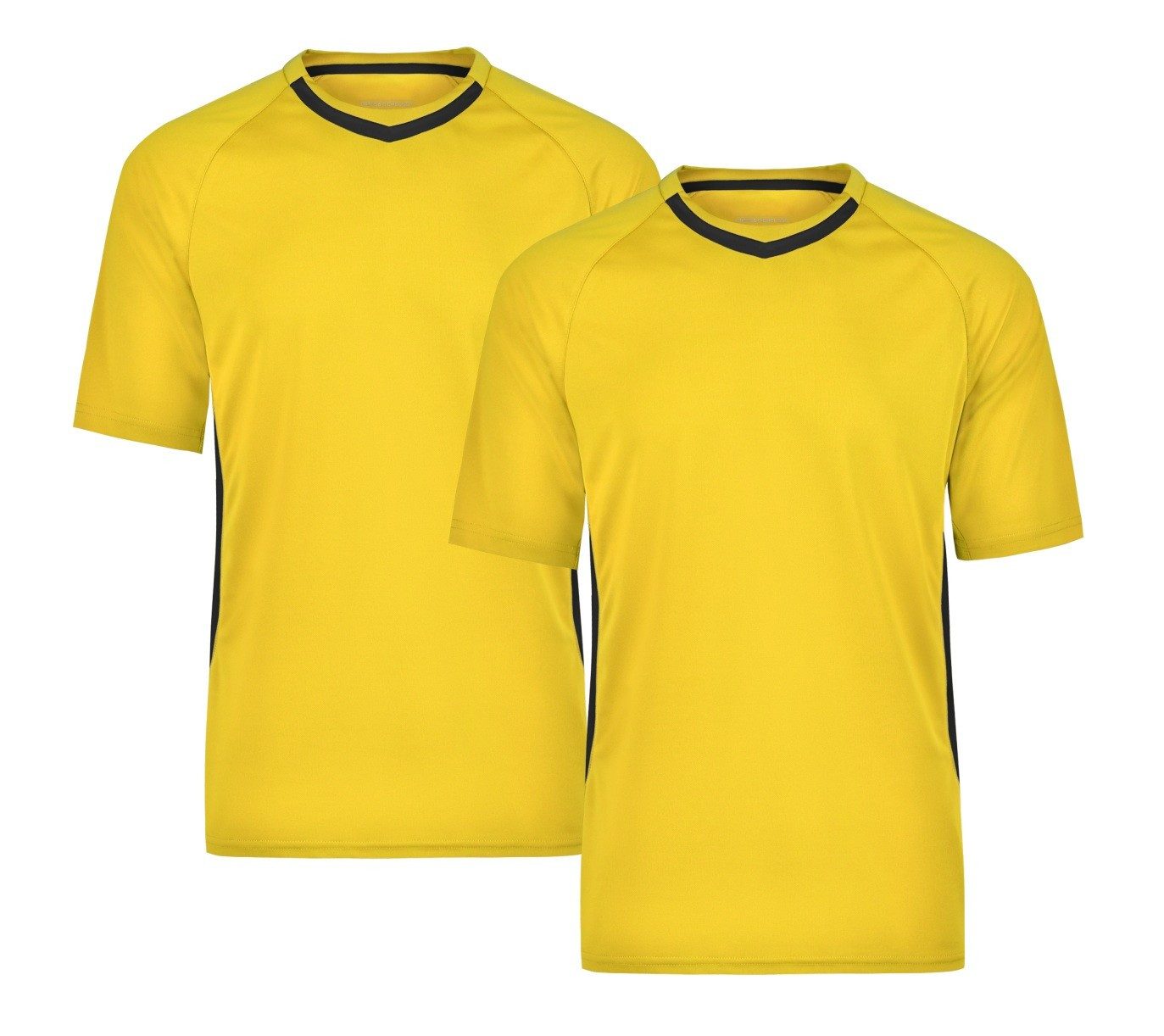 James & Nicholson Funktionsshirt Doppelpack Team-T Herren Funktions Team T-Shirt JN337 (Spar-Set, 2er-Pack) Atmungsaktiv, feuchtigkeitsregulierend und schnell trocknend