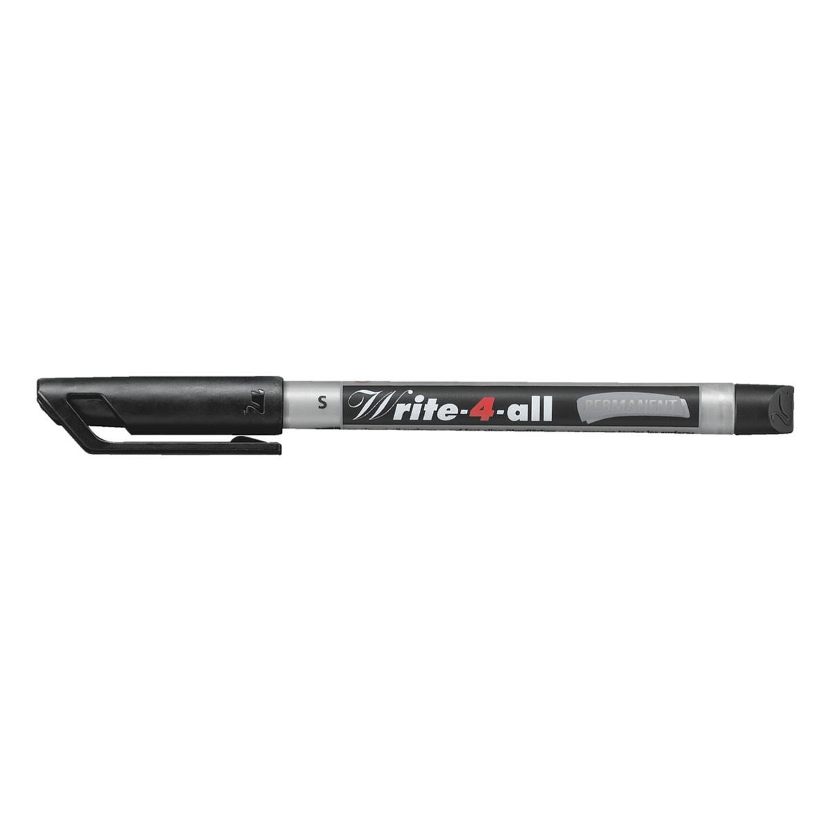 STABILO Permanentmarker Write-4-all, (1-tlg), robust und widerstandsfähig