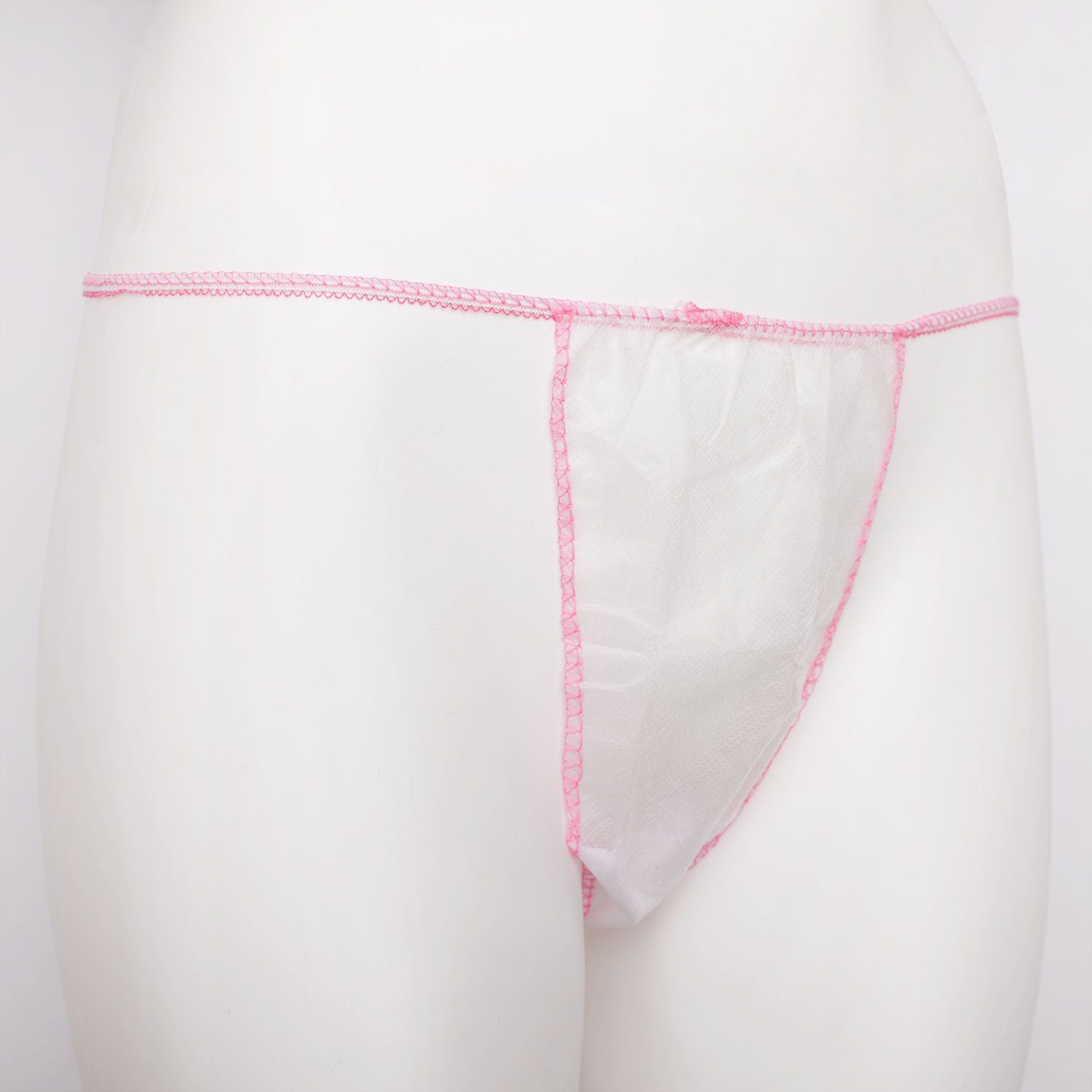 Welltouch Slip Einweg String Tanga-Damen/Baumwollzwickel, weiß 50 Stück (1 günstig online kaufen