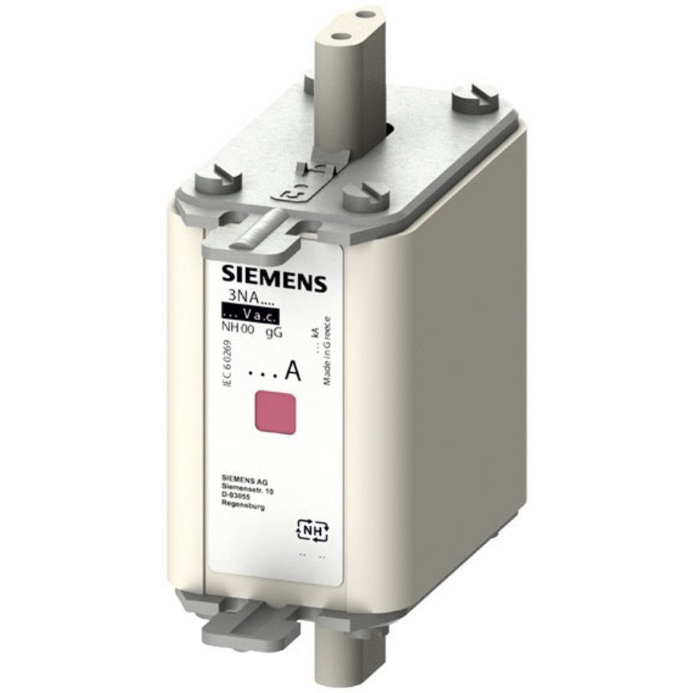 SIEMENS Stromverteiler Siemens 3NA7832 Sicherungseinsatz Sicherungsgröße = 00 125 A 500 V