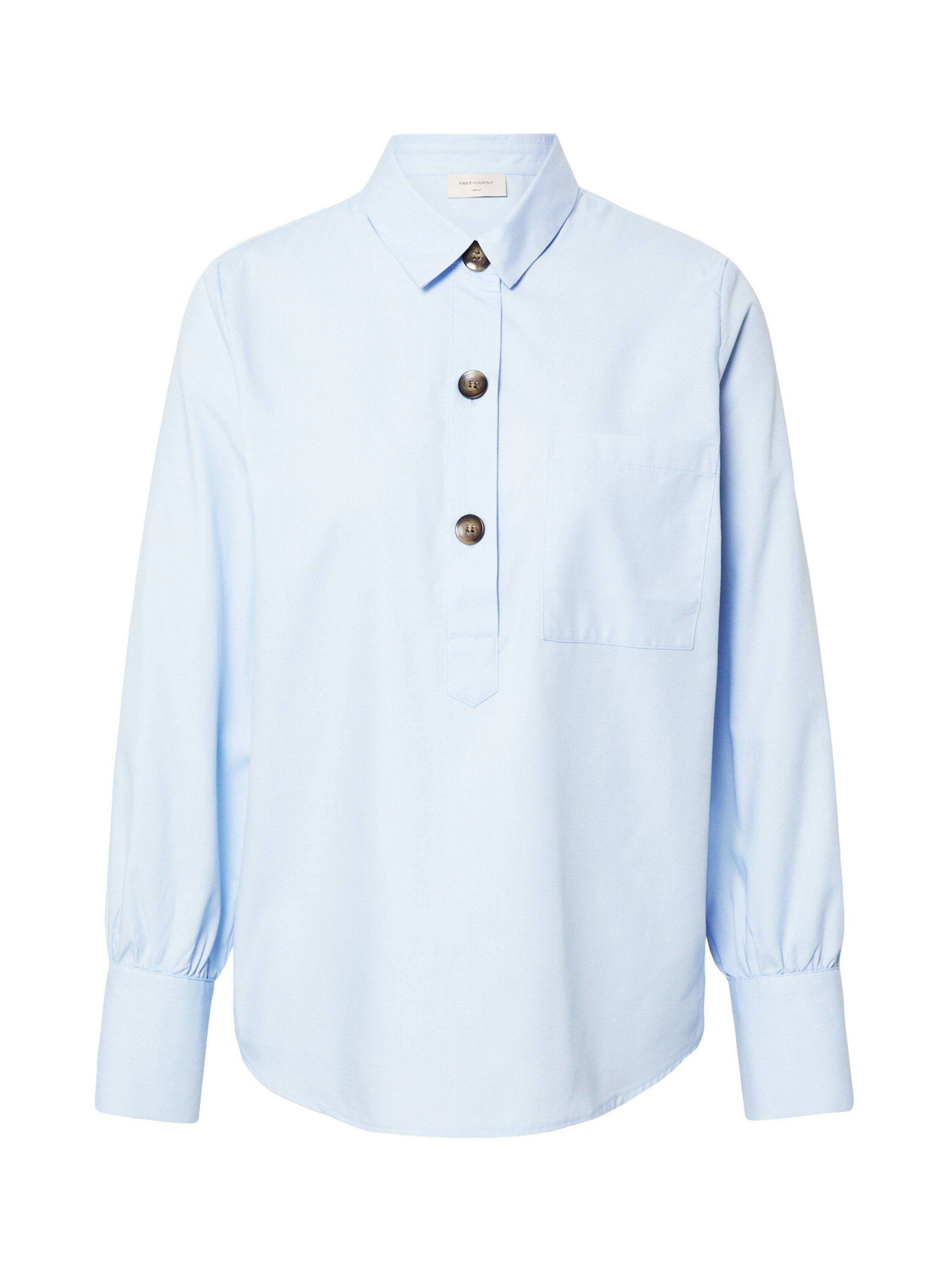 FREEQUENT Langarmbluse FLYNN (1-tlg) Drapiert/gerafft