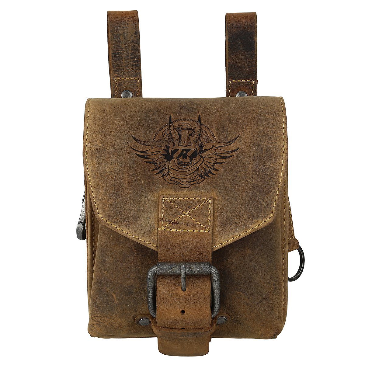 Greenburry Bauchtasche Vintage Biker Leder Gürteltasche Hüfttasche 1754HM günstig online kaufen