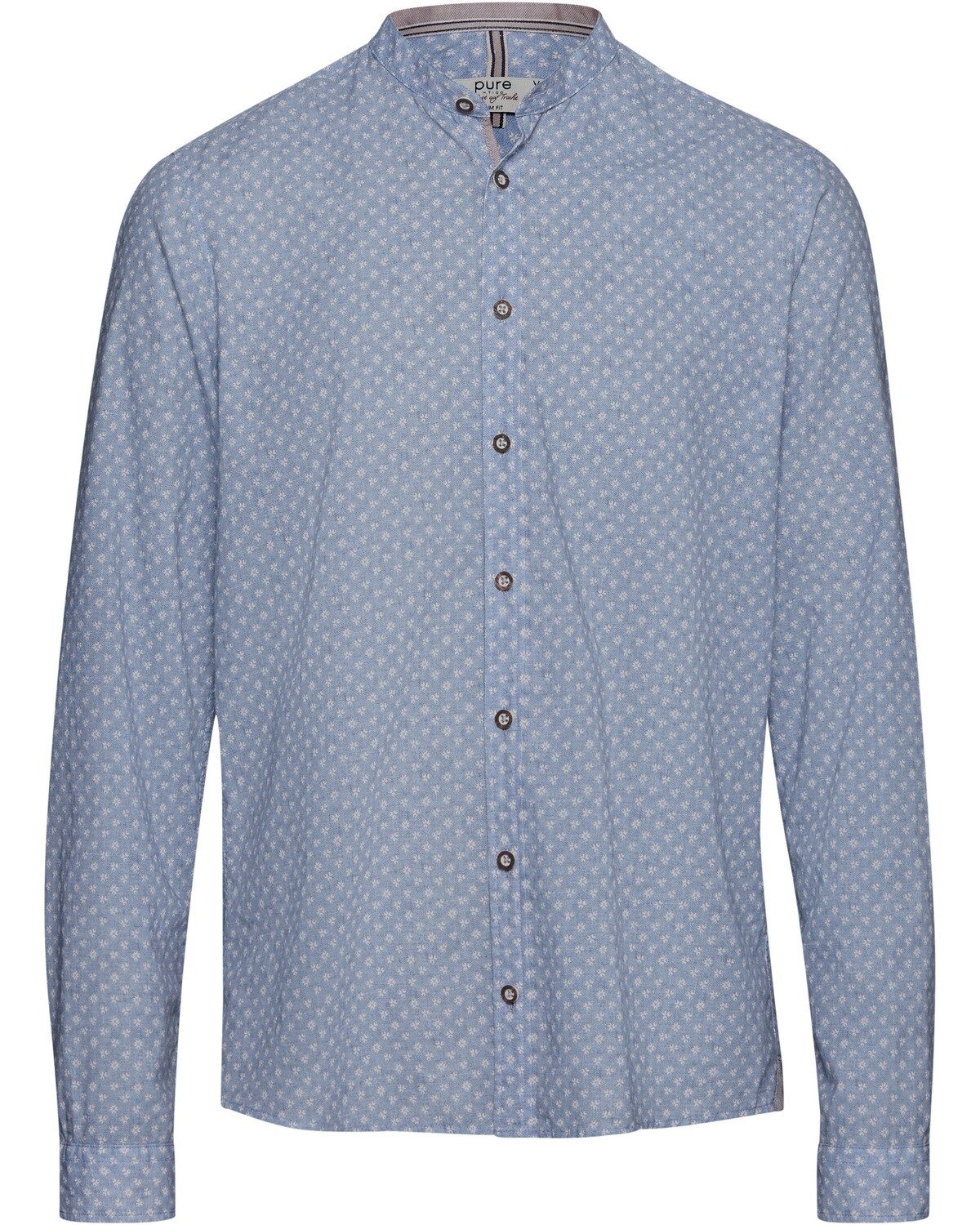 Pure Trachtenhemd Stehkragenhemd