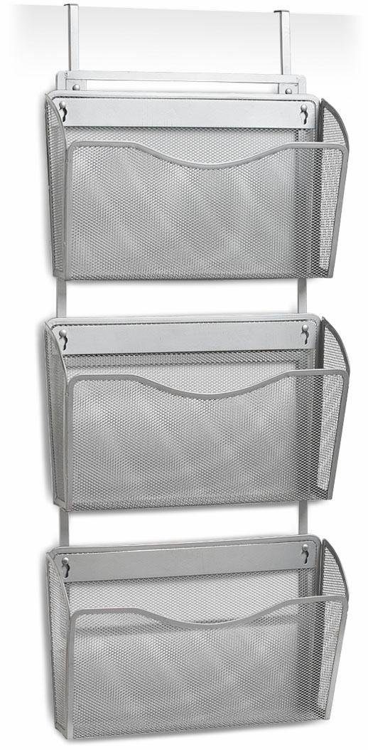 Zeller Present Zeitungsständer Mesh, Wand/Tür-Magazinhalter günstig online kaufen